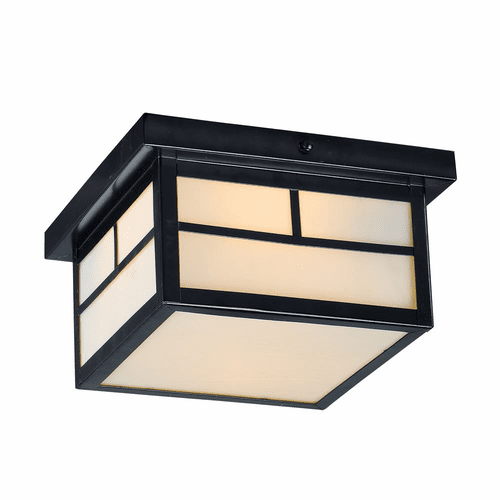 Maxim Coldwater 2-LT Outdoor Flush Mount - Black - 4059WTBK