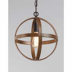 Maxim Compass 1-Light Single Pendant - Antique Pecan / Black - 27571APBK Maxim Compass 1-Light Single Pendant - Antique Pecan / Black - 27571APBK
