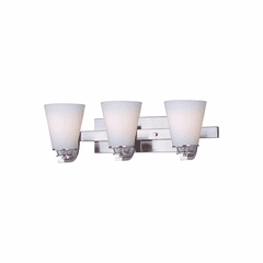 Maxim Conical 3-LT Bath Vanity Light - Satin Nickel - 9013SWSN Maxim Conical 3-LT Bath Vanity Light - Satin Nickel - 9013SWSN