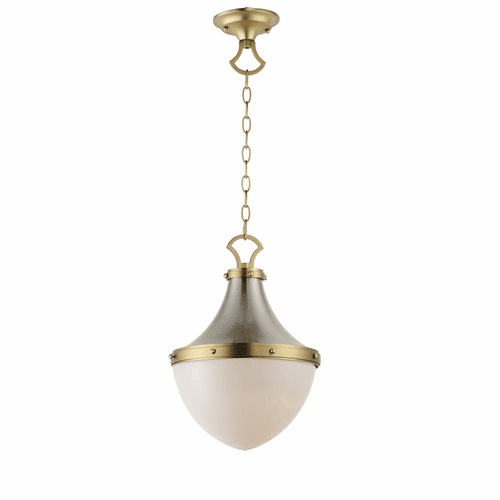 Maxim Conrad 12" Pendant - Satin Nickel / Satin Brass - 10384WTSNSBR