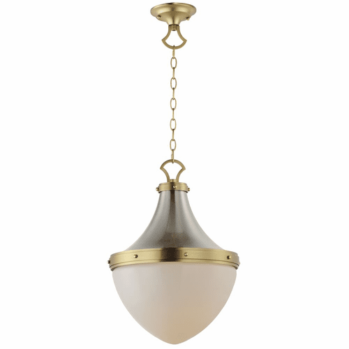 Maxim Conrad 15" Pendant - Satin Nickel / Satin Brass - 10386WTSNSBR