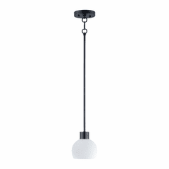 Maxim Coraline 1-Light Mini Pendant - Black - 91270SWBK