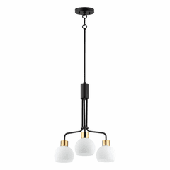 Maxim Coraline 3-Light Chandelier - Bronze Rupert - 11276SWBZSBR Maxim Coraline 3-Light Chandelier - Bronze Rupert - 11276SWBZSBR