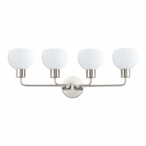 Maxim Coraline 4-Light Bath Vanity - Satin Nickel - 11274SWSN