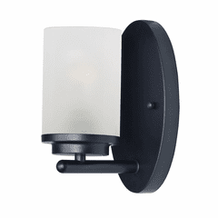 Maxim Corona 1-Light Wall Sconce - Black - 10211FTBK Maxim Corona 1-Light Wall Sconce - Black - 10211FTBK