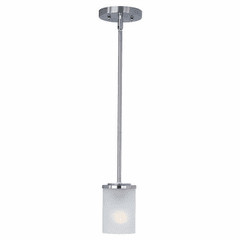 Maxim Corona 1-LT Mini Pendant - Satin Nickel - 90200FTSN Maxim Corona 1-LT Mini Pendant - Satin Nickel - 90200FTSN