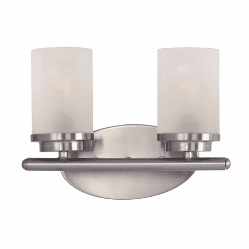 Maxim Corona 2-LT Bath Vanity Light - Satin Nickel - 10212FTSN