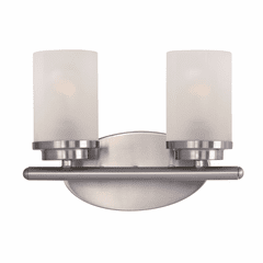 Maxim Corona 2-LT Bath Vanity Light - Satin Nickel - 10212FTSN Maxim Corona 2-LT Bath Vanity Light - Satin Nickel - 10212FTSN