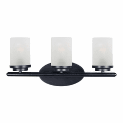 Maxim Corona 3-Light Bath Vanity - Black - 10213FTBK Maxim Corona 3-Light Bath Vanity - Black - 10213FTBK