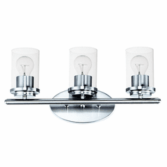 Maxim Corona 3-Light Bath Vanity - Polished Chrome - 10213CLPC Maxim Corona 3-Light Bath Vanity - Polished Chrome - 10213CLPC