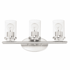Maxim Corona 3-Light Bath Vanity - Satin Nickel - 10213CLSN