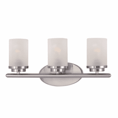 Maxim Corona 3-LT Bath Vanity Light - Satin Nickel - 10213FTSN Maxim Corona 3-LT Bath Vanity Light - Satin Nickel - 10213FTSN