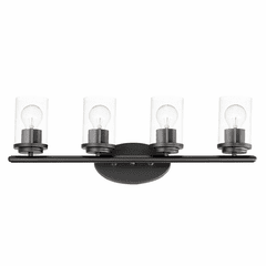 Maxim Corona 4-Light Bath Vanity - Black - 10214CLBK