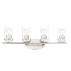 Maxim Corona 4-Light Bath Vanity - Satin Nickel - 10214CLSN