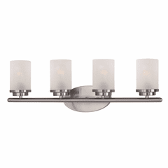 Maxim Corona 4-LT Bath Vanity Light - Satin Nickel - 10214FTSN Maxim Corona 4-LT Bath Vanity Light - Satin Nickel - 10214FTSN
