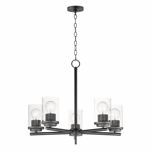 Maxim Corona 5-Light Chandelier - Black - 10205CLBK
