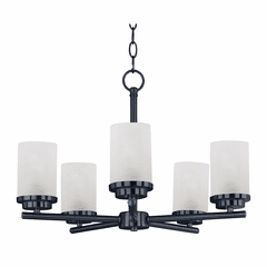 Maxim Corona 5-Light Chandelier - Black - 10205FTBK