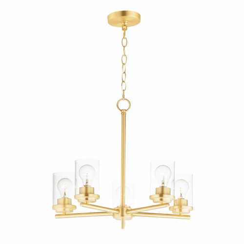 Maxim Corona 5-Light Chandelier - Satin Brass - 10205CLSBR