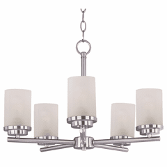 Maxim Corona 5-LT Single-Tier Chandelier - Satin Nickel - 10205FTSN