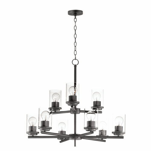 Maxim Corona 9-Light Chandelier - Black - 10206CLBK