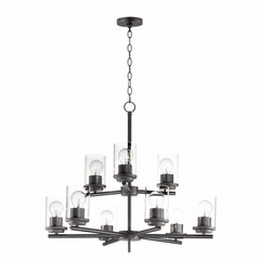 Maxim Corona 9-Light Chandelier - Black - 10206CLBK