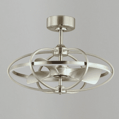 Maxim Corona Fan 1-Light WiFi-Enabled LED Fandelight - Satin Nickel - 61002SN Maxim Corona Fan 1-Light WiFi-Enabled LED Fandelight - Satin Nickel - 61002SN