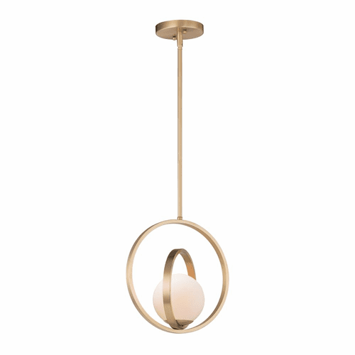 Maxim Coronet 1-LT Pendant - Satin Brass - 26052SWSBR