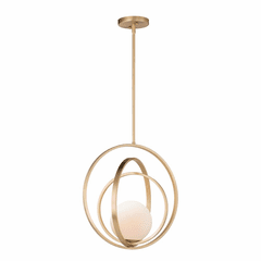 Maxim Coronet 1-LT Pendant - Satin Brass - 26054SWSBR