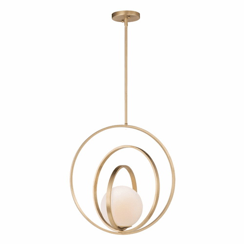 Maxim Coronet 1-LT Pendant - Satin Brass - 26056SWSBR