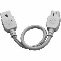 Maxim CounterMax MXInterLink4 9" Connector Cord - White - 87876WT