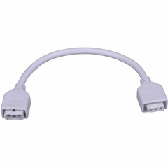 Maxim CounterMax MXInterLink5 9" Connecting Cord - White - 89951WT