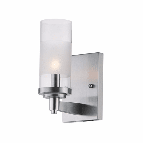 Maxim Crescendo 1-LT Wall Sconce - Satin Nickel - 26321CLFTSN