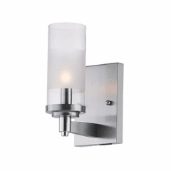 Maxim Crescendo 1-LT Wall Sconce - Satin Nickel - 26321CLFTSN