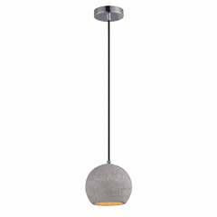 Maxim Crete 1-LT LED Pendant - Polished Chrome - 12390GYPC