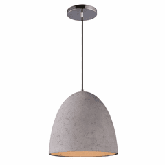 Maxim Crete 1-LT LED Pendant - Polished Chrome - 12396GYPC