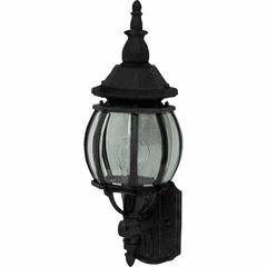 Maxim Crown Hill 1-LT Outdoor Wall Lantern - Black - 1032BK