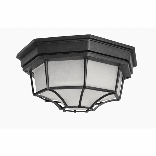 Maxim Crown Hill 2-LT Outdoor Flush Mount - Black - 1020BK
