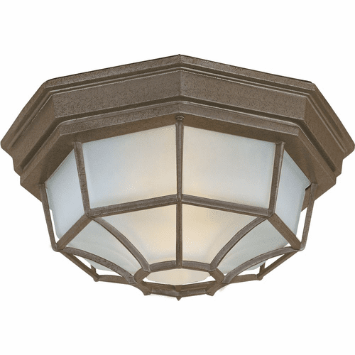 Maxim Crown Hill 2-LT Outdoor Flush Mount - Rust Patina - 1020RP
