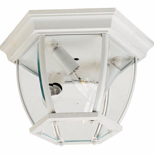 Maxim Crown Hill 3-LT Outdoor Flush Mount - White - 1029WT