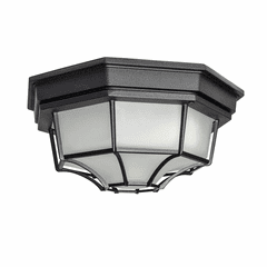Maxim Crown Hill LED 1-LT Outdoor Flush Mount - Black - 67920BK Maxim Crown Hill LED 1-LT Outdoor Flush Mount - Black - 67920BK