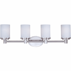 Maxim Cylinder 4-LT Bath Vanity Light - Satin Nickel - 9054SWSN Maxim Cylinder 4-LT Bath Vanity Light - Satin Nickel - 9054SWSN