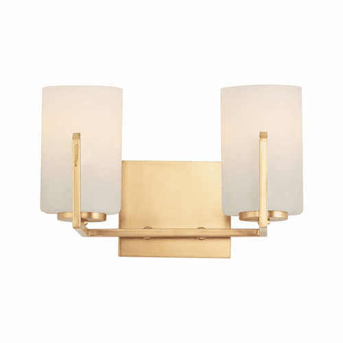 Maxim Dart 2-LT Bath Vanity Light - Satin Brass - 21282SWSBR