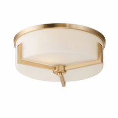 Maxim Dart 3-LT Flush Mount - Satin Brass - 21280SWSBR Maxim Dart 3-LT Flush Mount - Satin Brass - 21280SWSBR