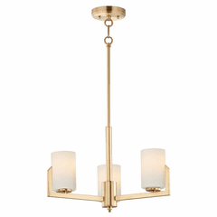 Maxim Dart 3-LT Mini Chandelier - Satin Brass - 21285SWSBR
