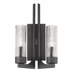 Maxim Delos 2-Light Wall Sconce - Anthracite - 30311CRAR Maxim Delos 2-Light Wall Sconce - Anthracite - 30311CRAR