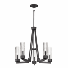 Maxim Delos 5-Light Chandelier - Anthracite - 30315CRAR Maxim Delos 5-Light Chandelier - Anthracite - 30315CRAR