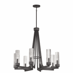 Maxim Delos 8-Light Chandelier - Anthracite - 30316CRAR Maxim Delos 8-Light Chandelier - Anthracite - 30316CRAR