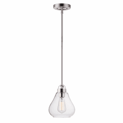 Maxim Dianne 1-LT Pendant - Satin Nickel - 10091CLSN