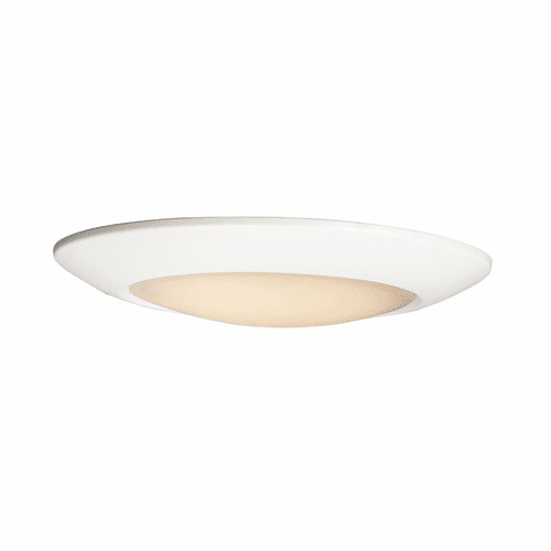 Maxim Diverse 11" 1-Light LED Flush Mount - White - 57856WTWT