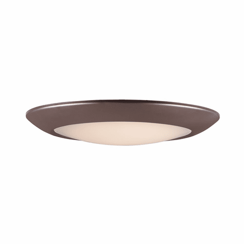 Maxim Diverse 13" 1-Light LED Flush Mount - Bronze - 57860WTBZ